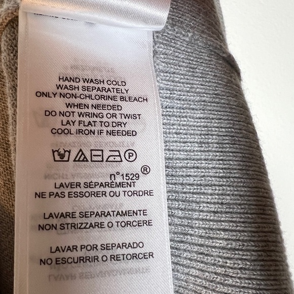 Ralph Lauren Women’s Heather Gray Monogram Crewneck Lightweight Sweater Jumper - Picture 11 of 14